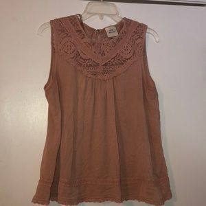 Pink boho top